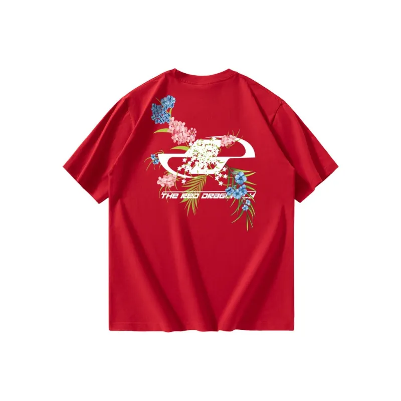 RED DRAGONFLY T Shirt Unisex Black-4