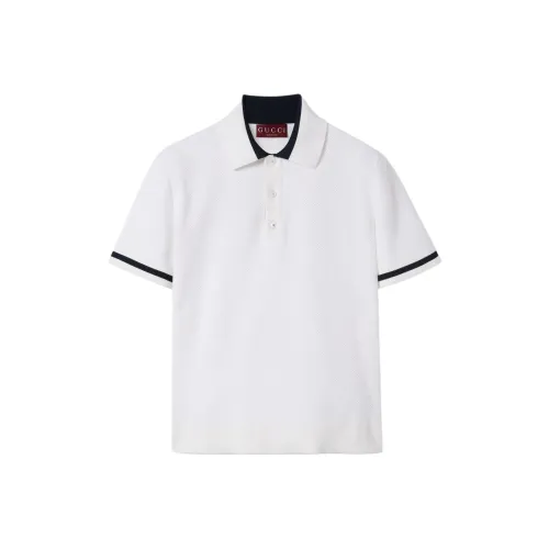 GUCCI Lido Polo Shirt Men's White