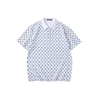 HLA JEANS Polo Shirt Men's Ecru Pattern 01