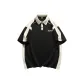 Black with Contrast Color Collar