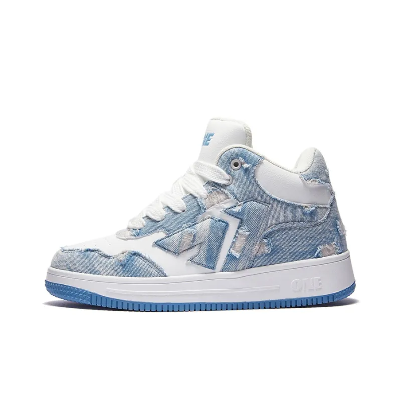 A1 Coverage Abrasion Resistant High Top Skateboard Shoes Unisex-36