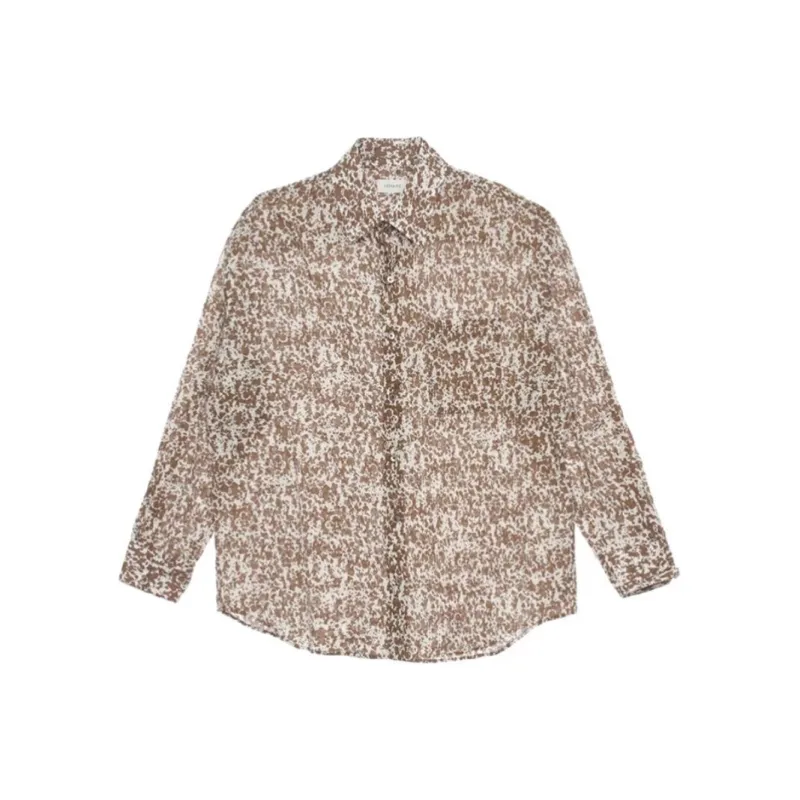 Lemaire Abstract print Cotton Shirt-0