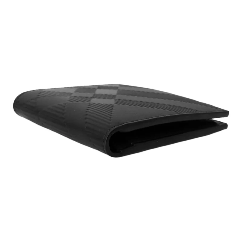 Burberry Cow Leather Wallet Men's Black-2