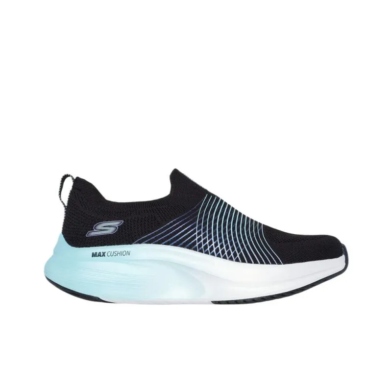 Skechers GO WALK Ma Low Top Casual Shoes Women's Black Blue-1
