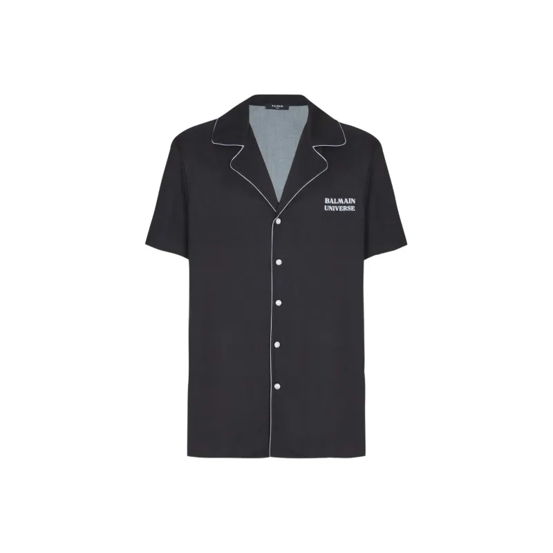 BALMAIN Planet print Shirt-0