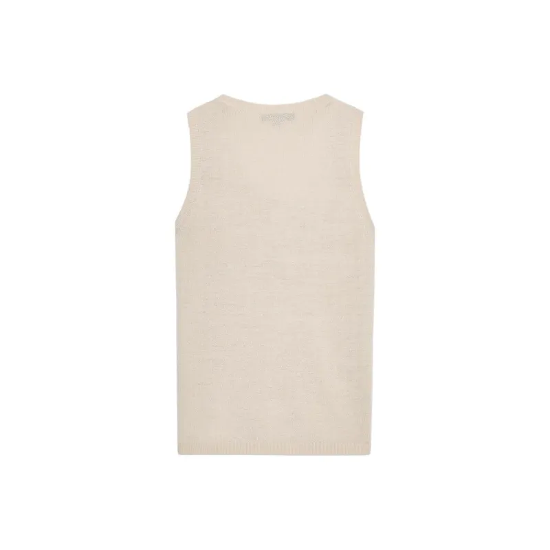 ZARA Tank Tops Women's Beige-1