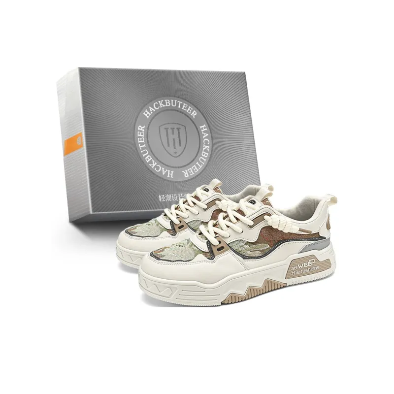 HACKBUTEER Low Top Skateboard Shoes Men's Box Included-12