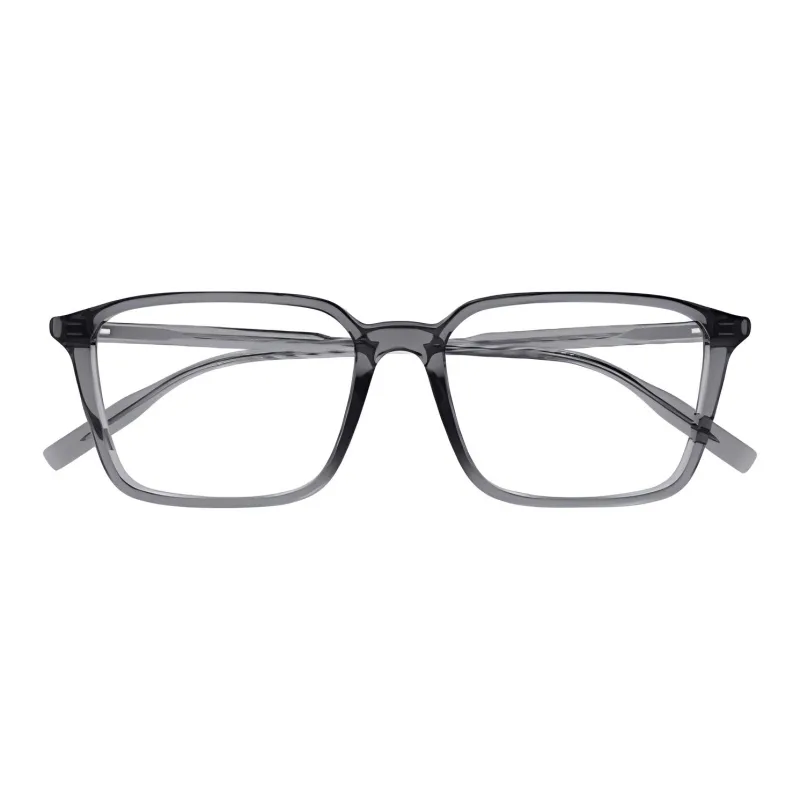 MONTBLANC Acetate Square Eyeglass Frames Men's Gray-1