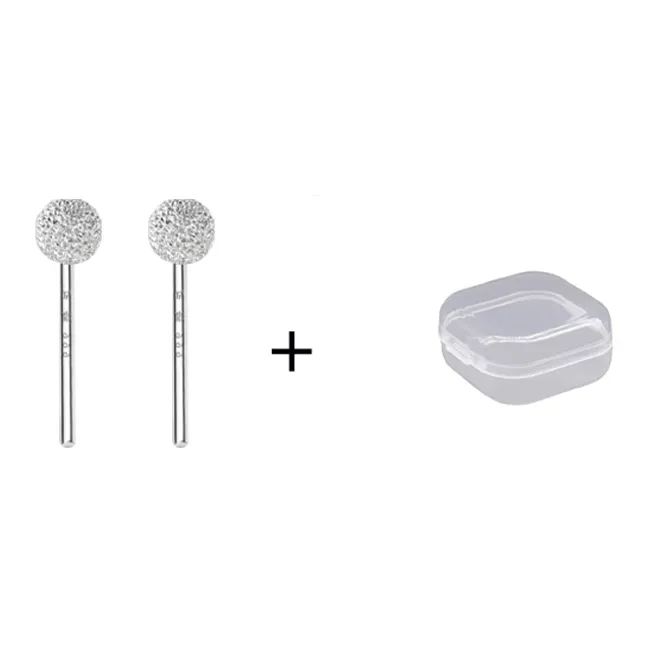 EAR PARTNER S 999 Fine Silver Stud Earrings Women's-4