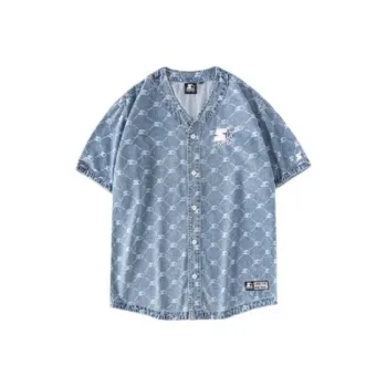 STARTER Shirt Unisex Denim Blue