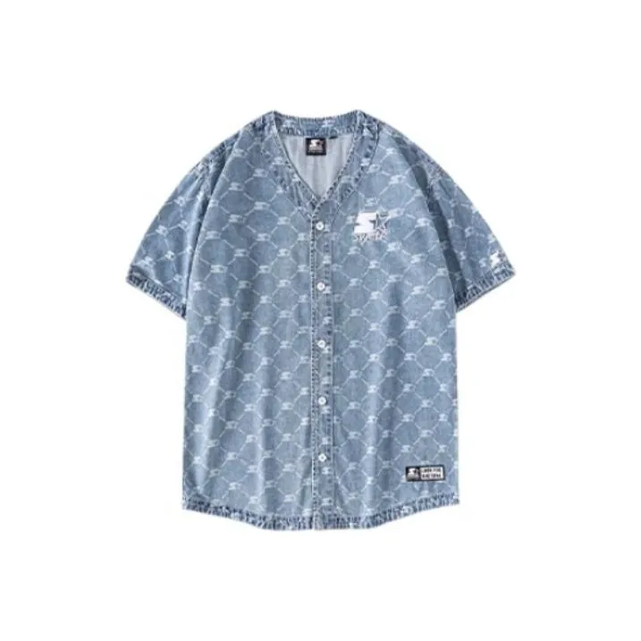 STARTER Shirt Unisex Denim Blue-0
