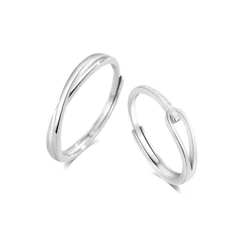 BLANK IN BLANK Sterling Silver Rings Unisex