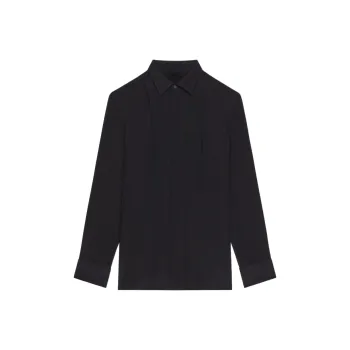Givenchy Plastron Silk Shirt