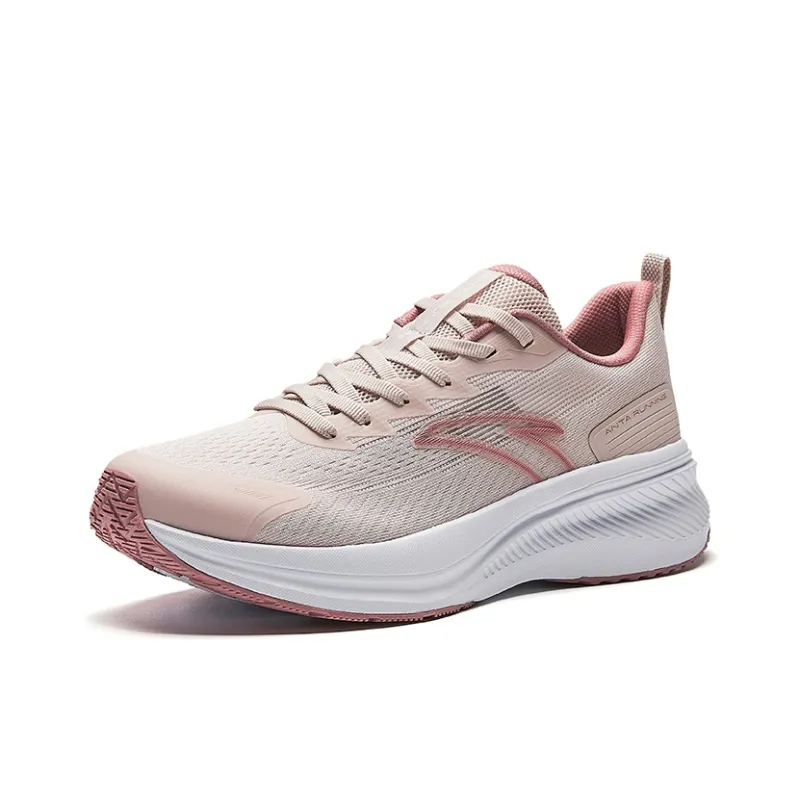 CHAOJIANTA Abrasion Resistant Breathable Low Top City Commute Running Shoes Women's Pink-1