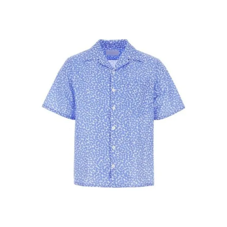 PRADA Shirts Men Blue-0