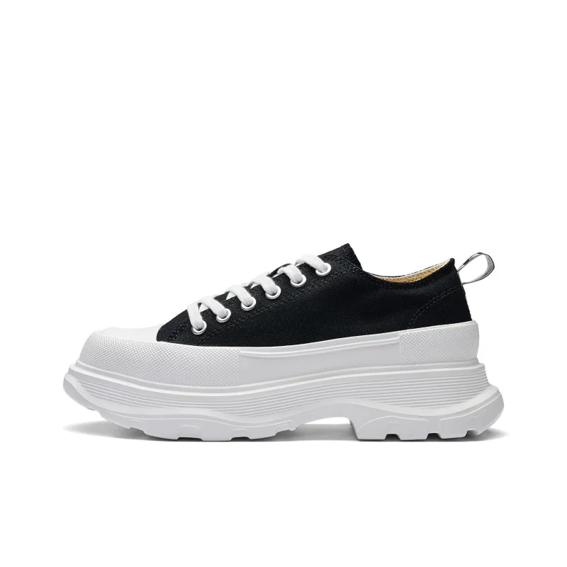 Kappa Cocoa Tashan Back to Back Anti Slip Wear Resistant Low Top Casual Shoes Women's Black-0