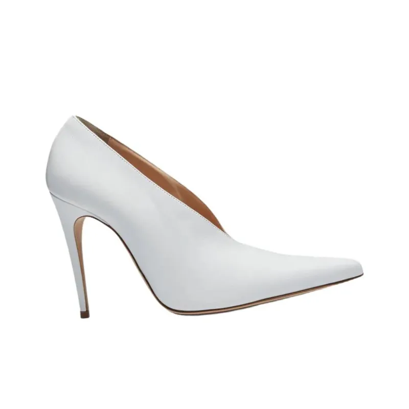 MAGDA BUTRYM Slim Heel High Heels 10.5cm Women's White-1