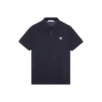 STONE ISLAND Compass Patch Short Sleeved Polo Shirt