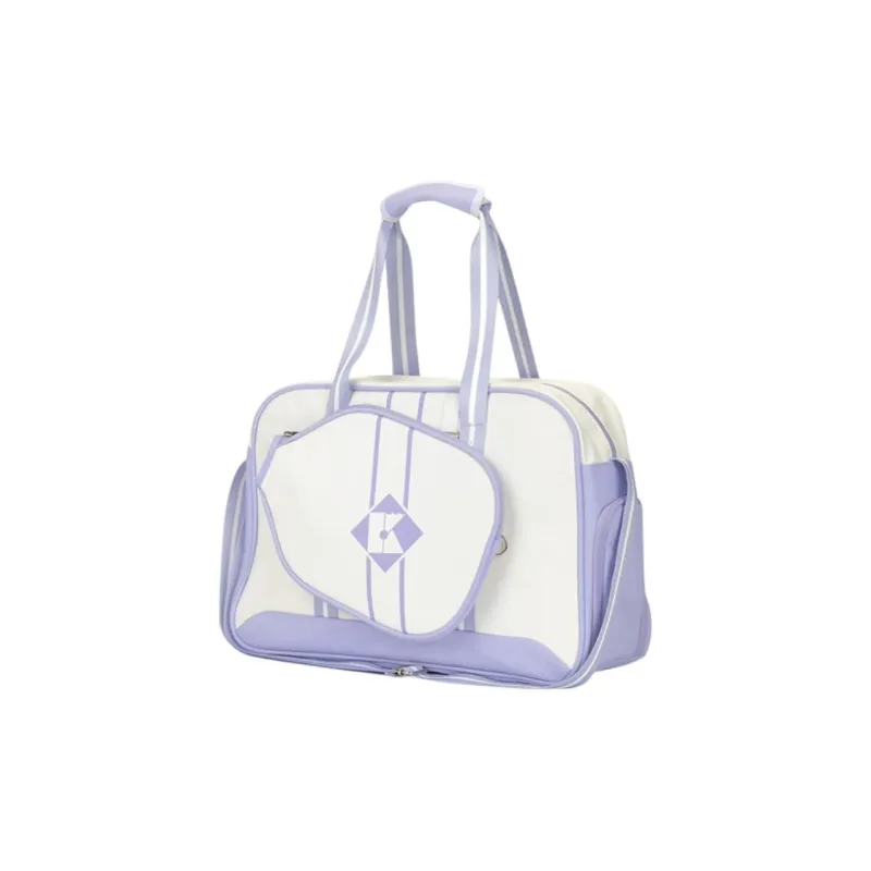 KUMPOO Badminton Racket Bags Shoulder Bag White Purple Unisex-3