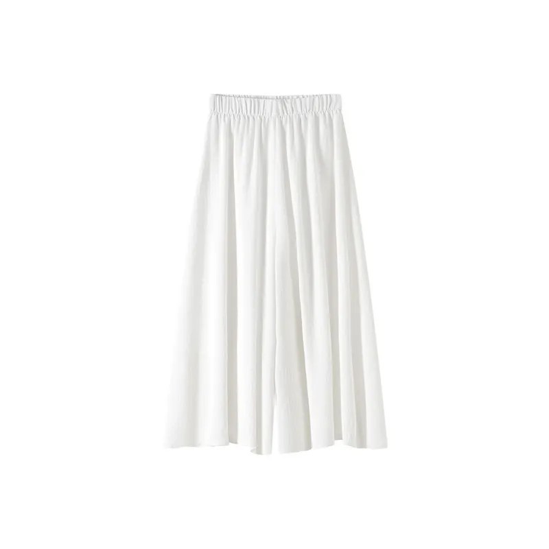 Flowers In Water Casual Long Skirt Women's-3