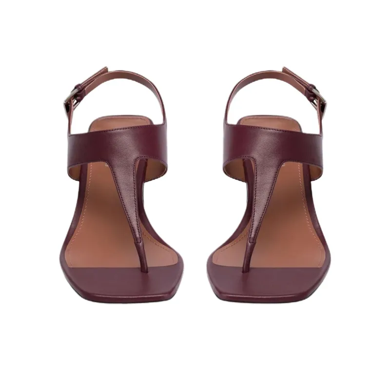 Paris Texas Portofino One Strap Sandals 5.5cm Women's Red-4