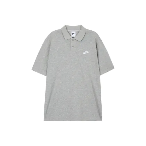 Nike Club Polo Shirt Men's Gray