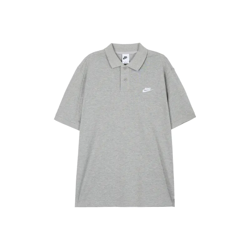 Nike Club Polo Shirt Men's Gray-0