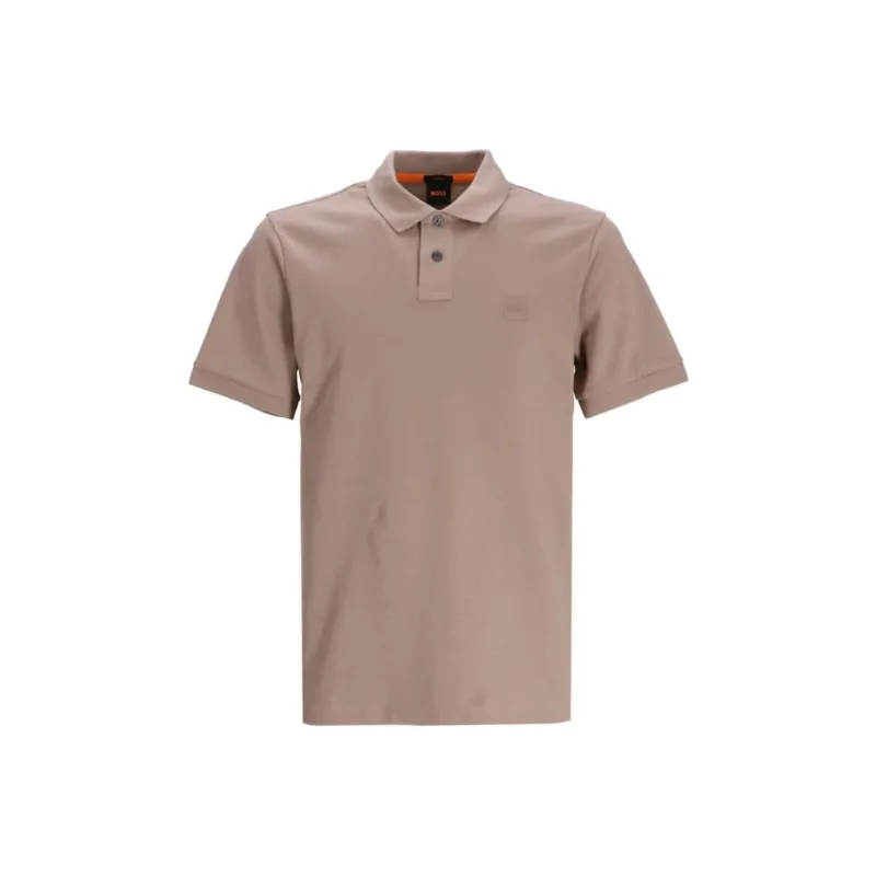 HUGO BOSS Logo Patch Short Sleeved Polo Shirt-0