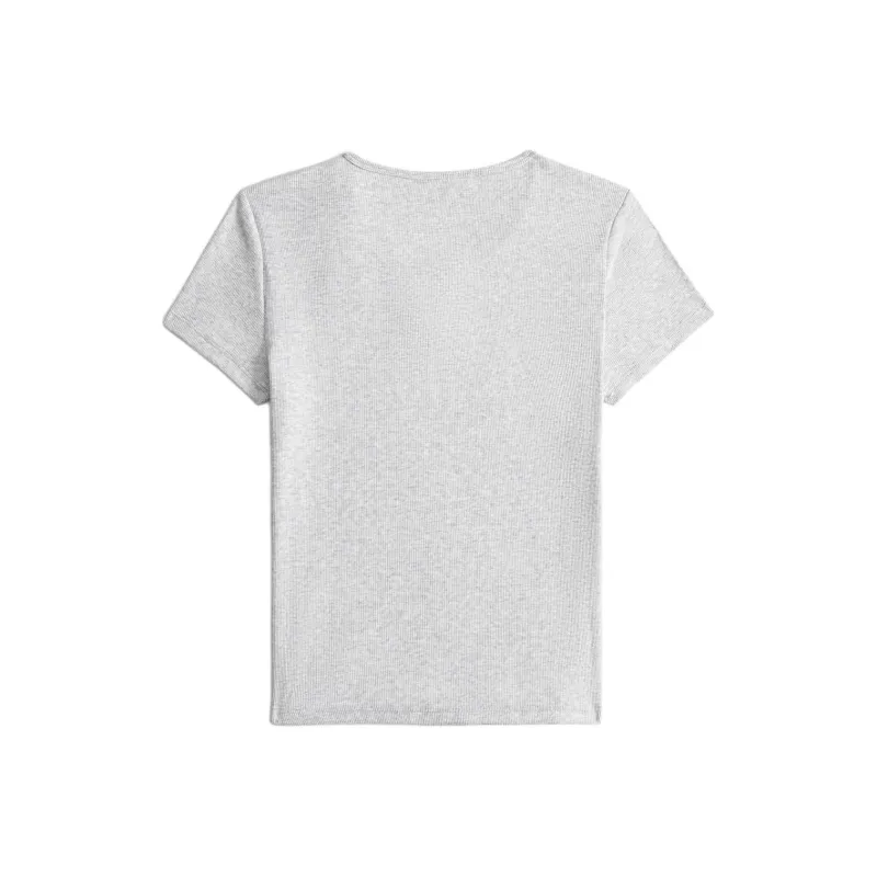 Abercrombie＆Fitch Regular T Shirt Women's Light Gray-1