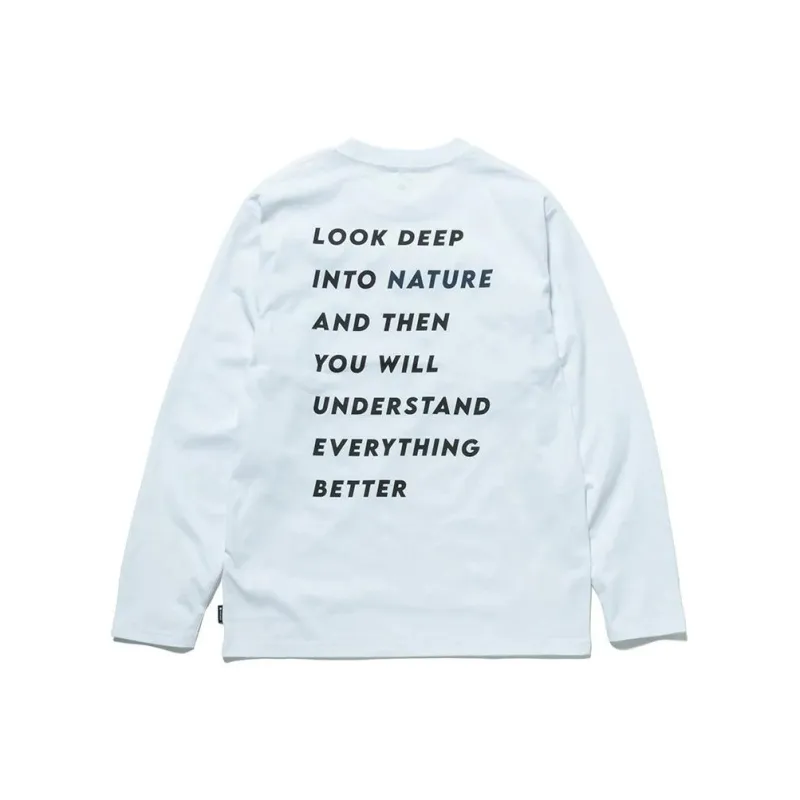 Snow Peak Think Twice Long Sleeve T Shirt T Shirt Men's-4