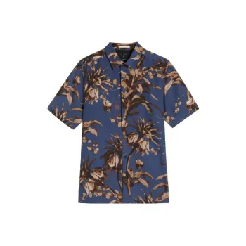 Ted Baker Shirts Men Navy Blue