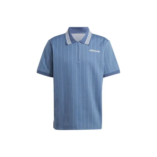 Adidas Originals Polo Shirt Men's Blue