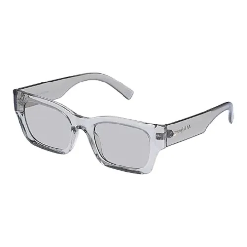 Le Specs Acetate Rectangular sunglasses ports Women's Gray