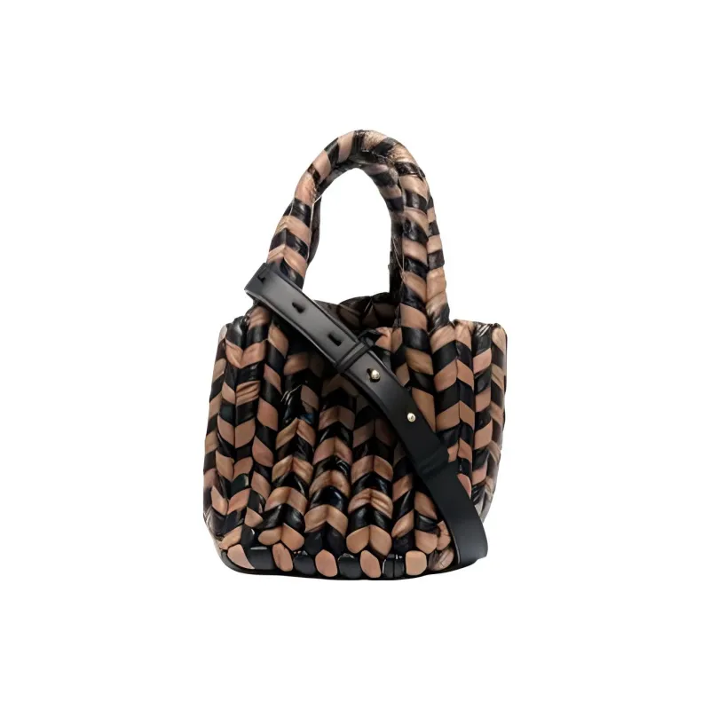 NANUSHKA Woven Top handle Tote-0