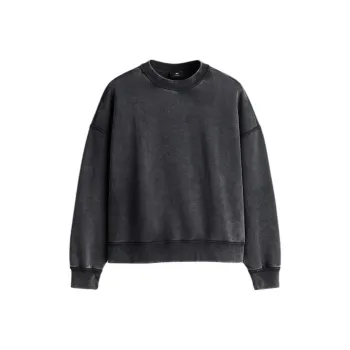 H&M Sweatshirt Men's Vintage Black