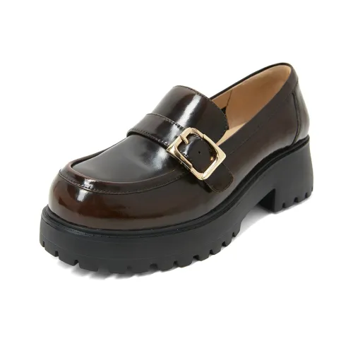 COMELY Loafers Women's Black/Coffee
