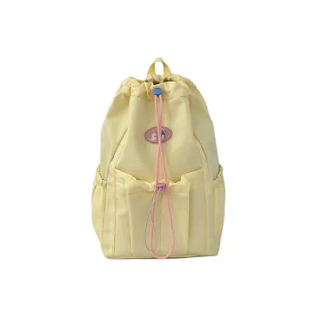 NX DOUGHNUT Nylon Drawstring Closure Backpack Women's Multicolor