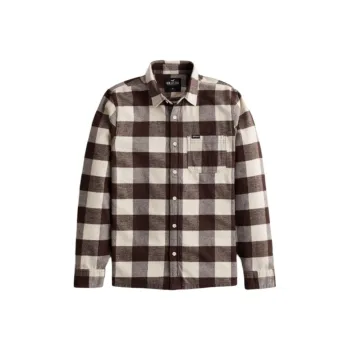Hollister Shirt Men's Brown Plaid