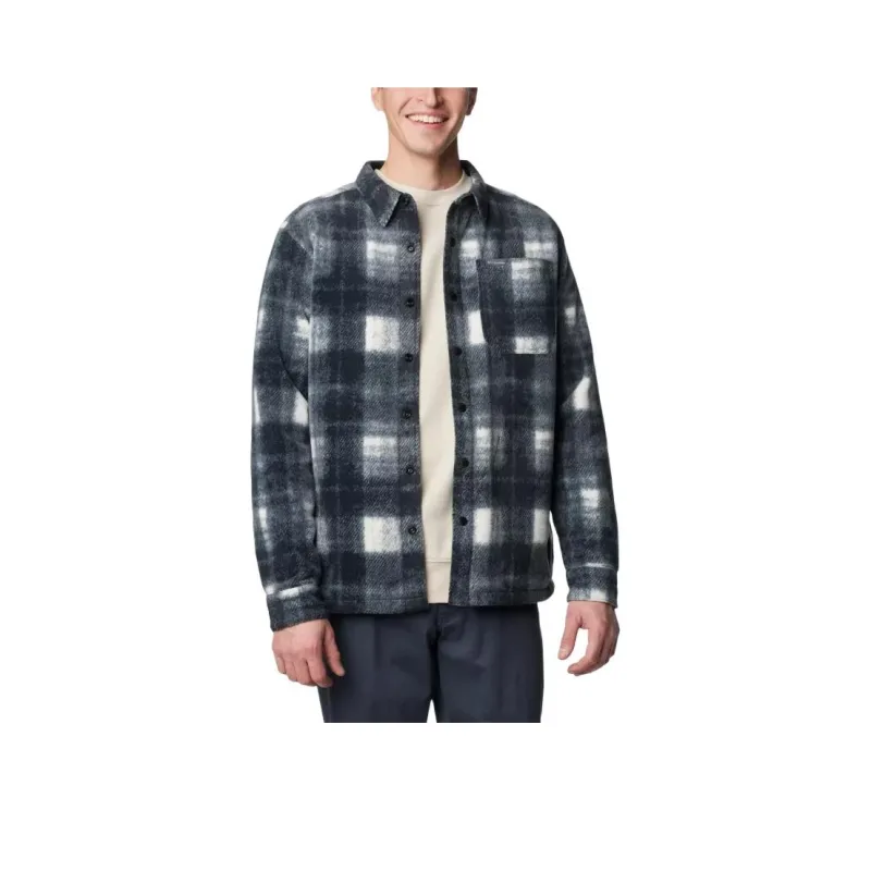 Columbia Steens Mountain Shirt Men's Black White-0