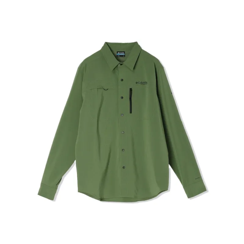 Columbia Summit Valley Shirt Men's Dark Green-0