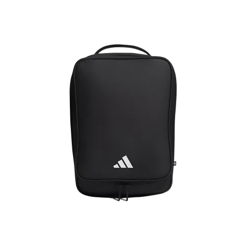 Adidas Polyurethane Shoe Bag Medium Size Men's Black & White