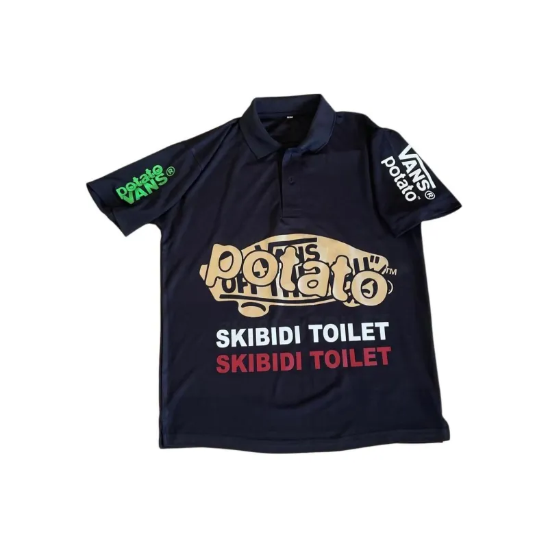 Vans x Imran Potato Polo Shirt Unisex Black-0