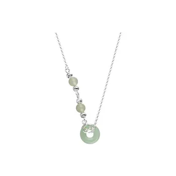 TAOHUAZHAOZHAO Chalcedony Necklaces Women's