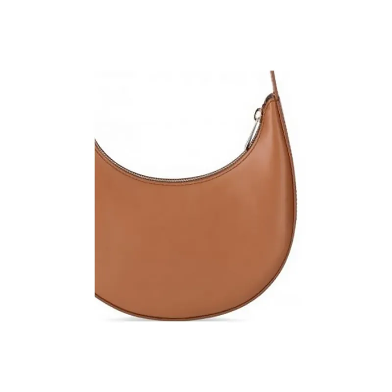 Furla Delizia Leather One Shoulder Handbags Mini Women's Tan-6