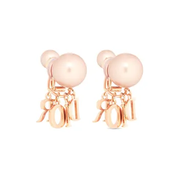 DIOR Clip-On Earrings Women's Pink
