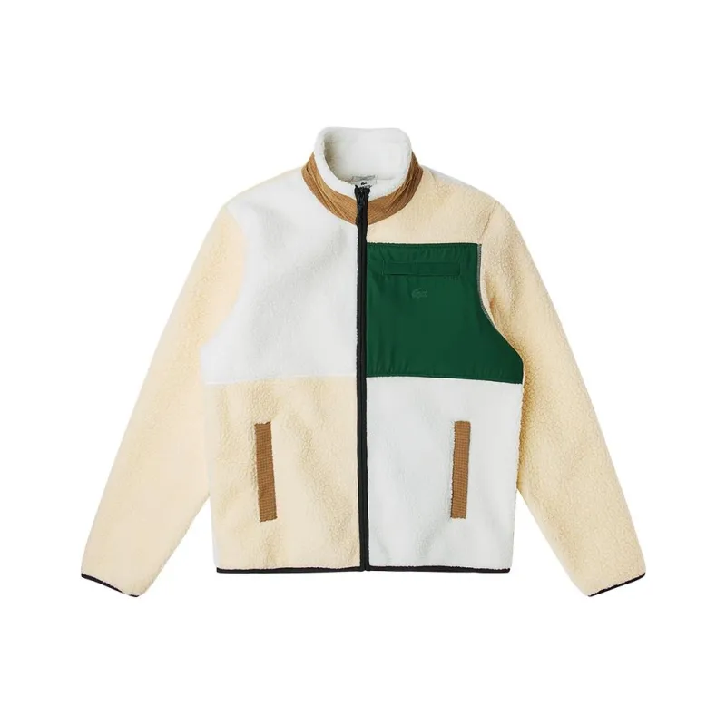 LACOSTE Sweatshirt Unisex Beige Yellow-0