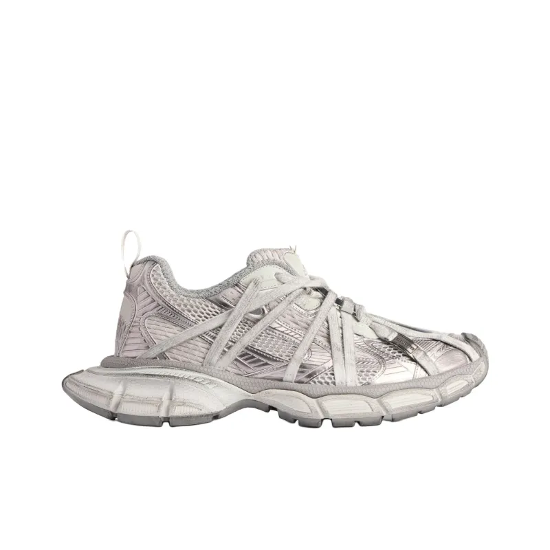 Balenciaga 3XL Extreme Laces B Low Top Chunky Sneakers Men's Gray-1