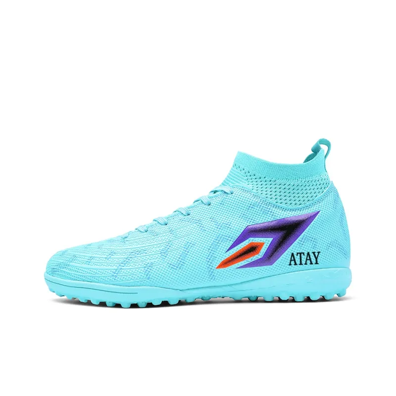 ATAY AG Rubber Short Studs TF Rubber Broken Studs Soft Ground Firm Ground Anti Slip Wear Resistant Soccer Shoes Unisex-15
