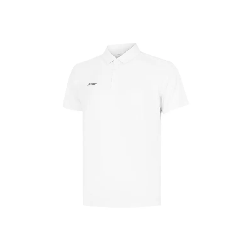 LiNing Polo Shirt Men's Standard White-0