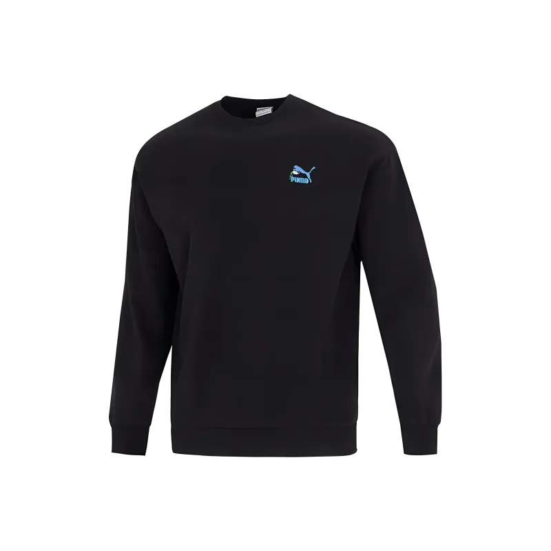 PUMA Sweatshirt Men's Black Shopping Bag Included-1